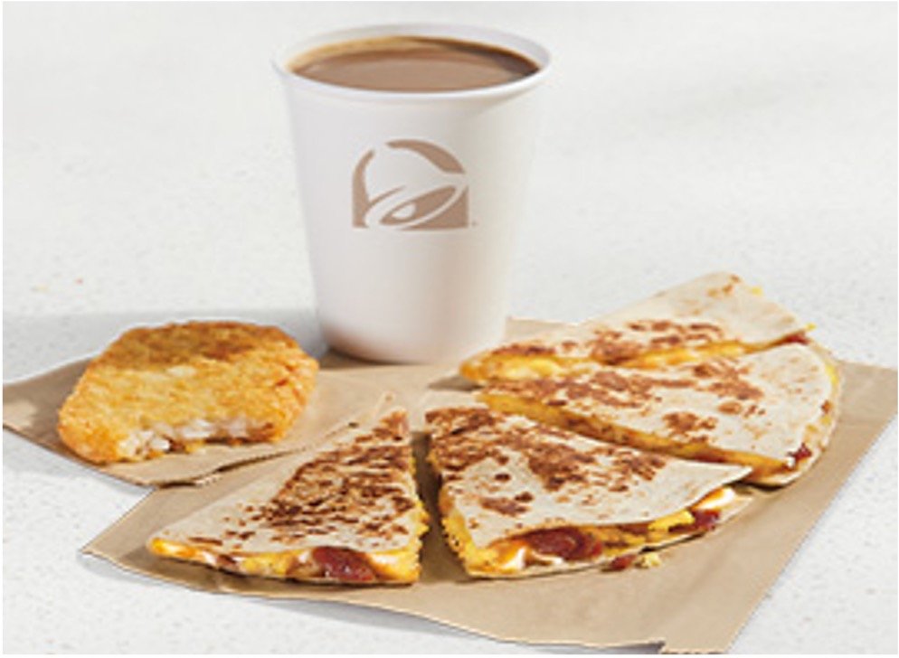 Taco Bell Breakfast Menu Items - Breakfast Quesadilla Combo